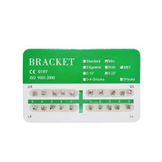 New dental gigi ortodontik kurung Mini MBT 022 tanpa kait - 20 buah/bungkus(...)