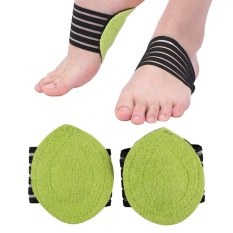 Baru Modis Kaki Pelepas Sakit Tumit Plantar Fasciitis Insole Penopang Sepatu Bantalan Penyangga-Intl