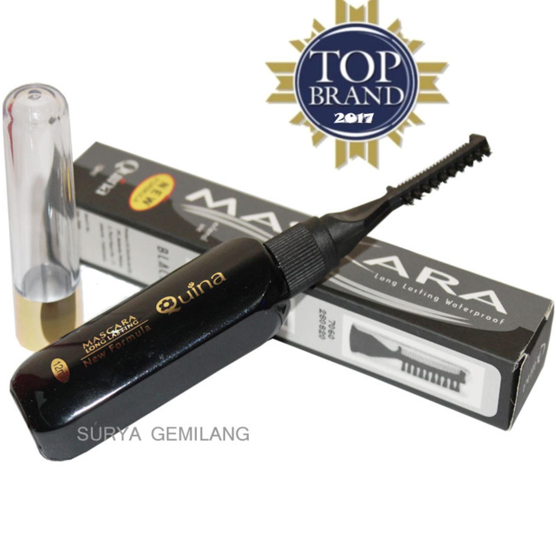 New Formula Mascara QUINA 12 ML Waterproof and Curling Mascara Black / Make up Artist