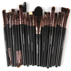 Baru Praktis 22 Pcs Mata Khusus Brush Powder Kuas foundation Kuas Bibir Cheek Adalah Brush Tetes Air Bentuk Set 2 #