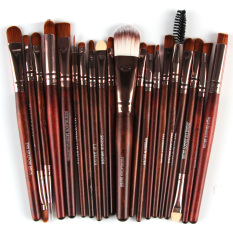 Baru Praktis 22 Pcs Mata Sikat Khusus Powder foundation Brush Kuas Bibir Cheek Adalah Brush Tetes Air Bentuk Set 3 #