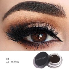 NiceEshop Brow Pomade, Alis Gel Cream, Tahan Air dan Tahan Noda Krim Pewarna Mata, Tahan Lama Alis Pomade Makeup Alis Mata (Ash Brown)-Intl