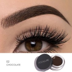 NiceEshop Brow Pomade, Alis Gel Cream, Tahan Air dan Tahan Noda Krim Pewarna Mata, Tahan Lama Alis Pomade Makeup Alis Mata (C Hocolate)-Intl