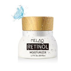 niceEshop Retinol Moisturizer Cream - Pawaca Anti Aging Formula With Vitamin A C E,Reduces Wrinkles Fine Lines Dark Circles,With 2.5% Active Retinol, Hyaluronic Acid Green Tea, 1.7 Fl.Oz - intl