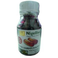 Nigellive Minyak Habbatussauda Plus Zaitun Untuk Darah Tinggi dan Diabetes - 200 Kapsul