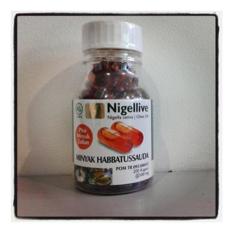 Nigellive Plus Zaitun isi 200 Kapsul - Asli
