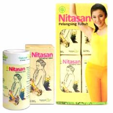 Nitasan Kapsul Pelangsing herbal - 1 Box @4 botol
