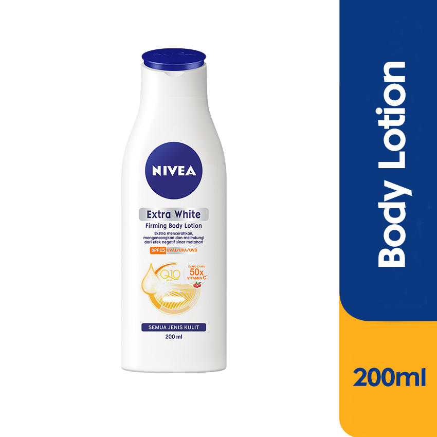Nivea Body Lotion UV Extra White Firming SPF 15 - 200ml