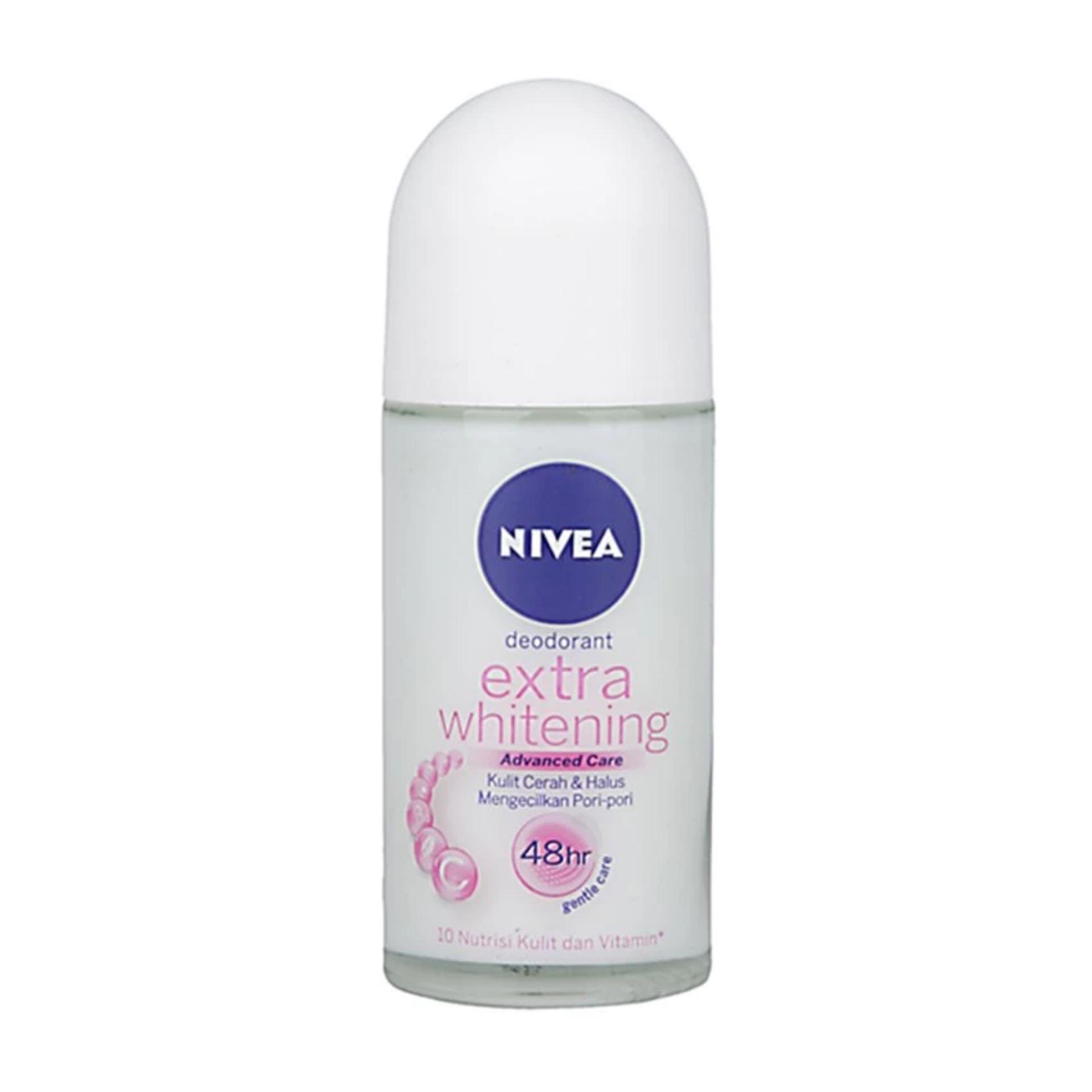 Nivea Extra Whitening Roll On Female 50 M