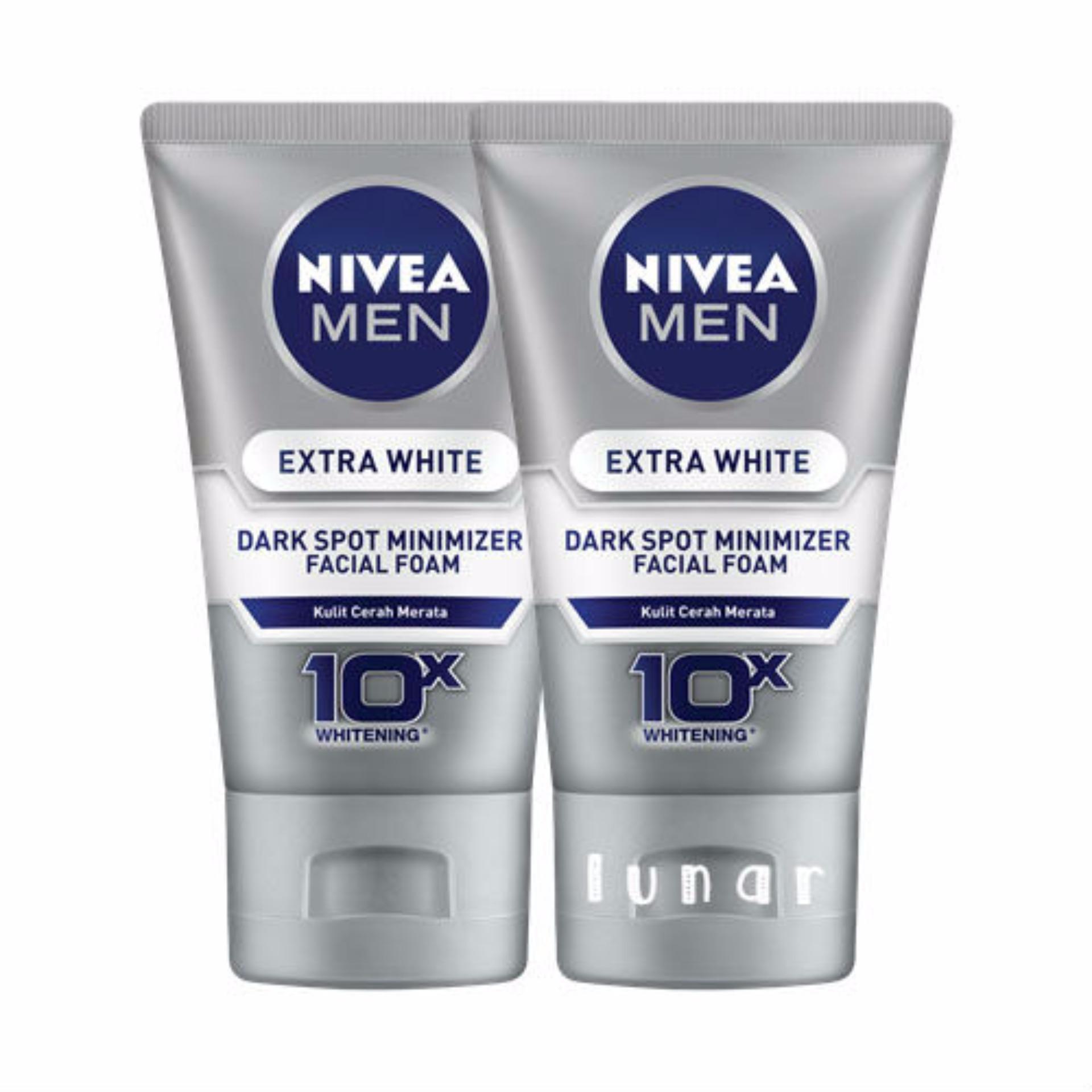 NIVEA MEN Extra White Dark Spot Minimizer Facial Foam - 100mL