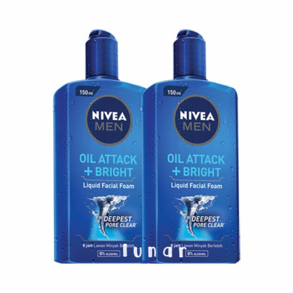 NIVEA MEN Liquid Facial Foam Oil Attack & Bright - 150mL