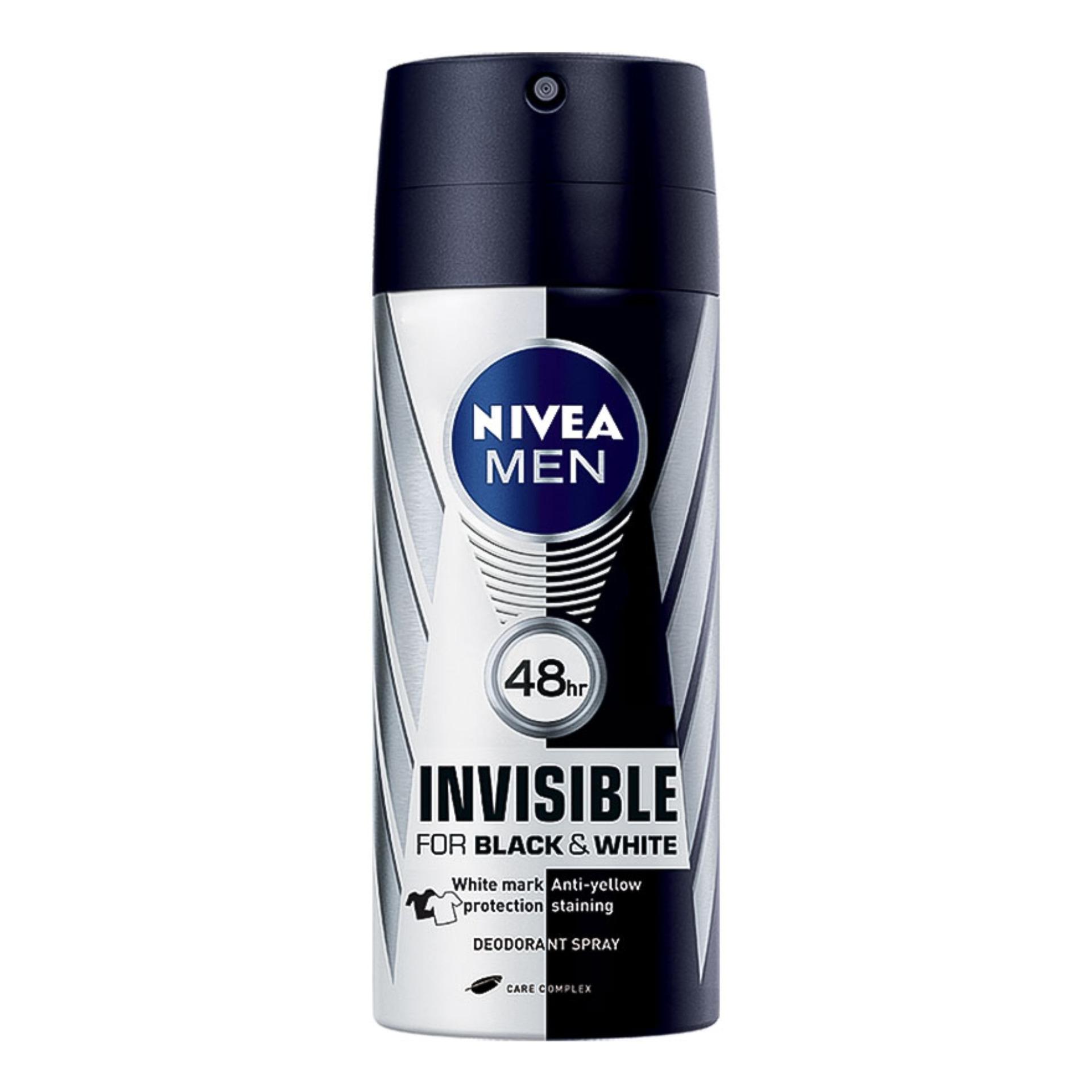 Nivea Men Spray Invisible Black& White 50m