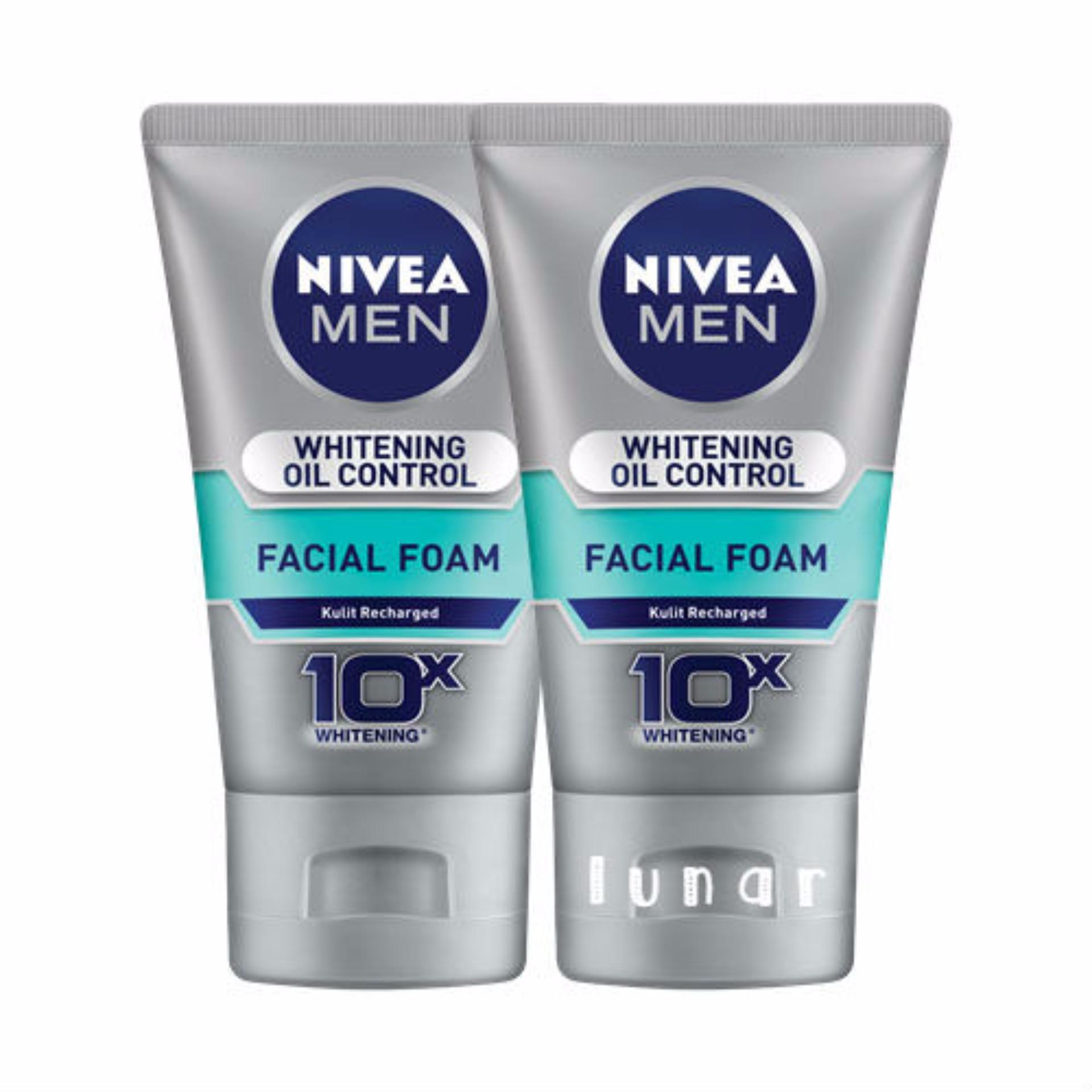 NIVEA MEN Whitening Oil Control Facial Foam - 100mL