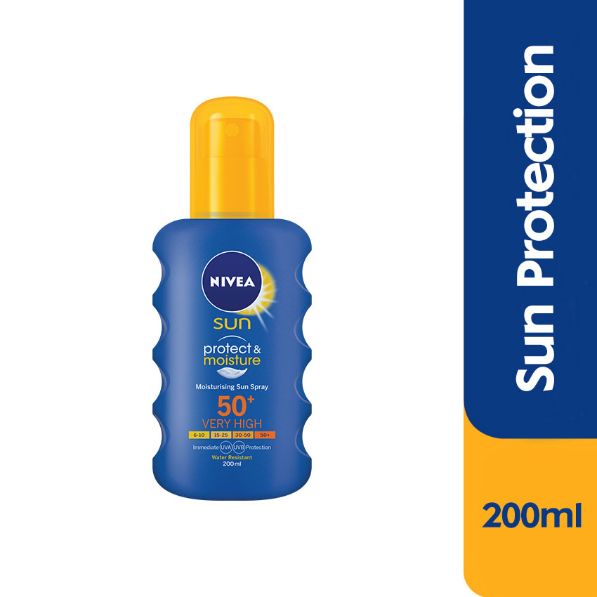 Nivea Sun Invisible Protection Transparent Spray Spf 50 - 200 Ml