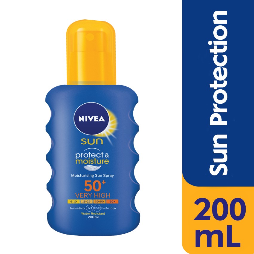 Nivea Sun Protect & Moisture Spray Spf 50+ - 200Ml