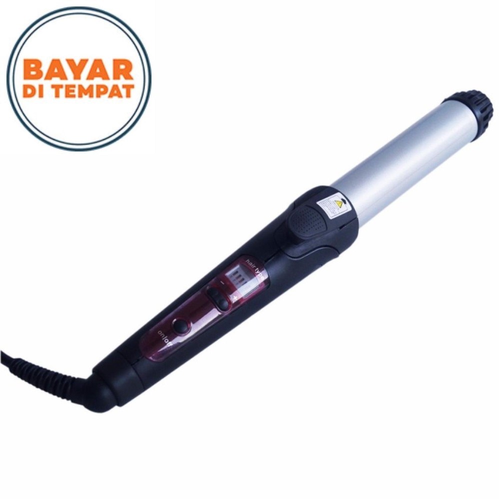 Nova Alat Keriting Rambut Curling Iron Nova Satin Hair Colour