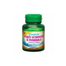 Nutrimax Complete Multi Vitamins & Mineral 30's - Multivitamin, Meningkatkan Daya Tahan Tubuh Stamina, Antioksidan, Imunitas Tubuh, Kekebalan Tubuh, Mempercepat Penyembuhan