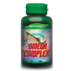 Nutrimax Omega Complex Omega 3-6-9 plus Vitamin E 60's - Vitamin Untuk Jantung, Kolesterol, Hipertensi, Mencegah Autoimune