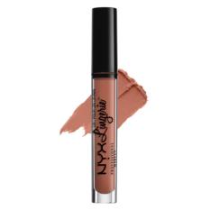 NYX Professional Makeup Lingerie Liquid Lipstick 04 Ruffle Trim Lipstik Matte Long Lasting Tahan Lama Warna Nude