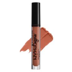 NYX Professional Makeup Lingerie Liquid Lipstick 17 Seduction Lipstik Matte Long Lasting Tahan Lama Warna Nude