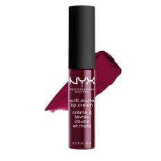 NYX Professional Makeup Soft Matte Lip Cream 20 Copenhagen - Lipstik Matte Merah Plum Long Lasting Lightweight Tahan Lama