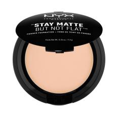 NYX Professional Makeup Stay Matte But Not Flat Powder Natural - Compact Powder/Bedak Padat untuk kulit Normal & Berminyak Hasil Matte dan Flawless
