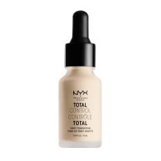 NYX Professional Makeup Total Control Drop Foundation Pale - Alas Bedak Cair/Liquid Hasil Matte Untuk Kulit Normal dan Berminyak Termasuk Dropper/Pipet