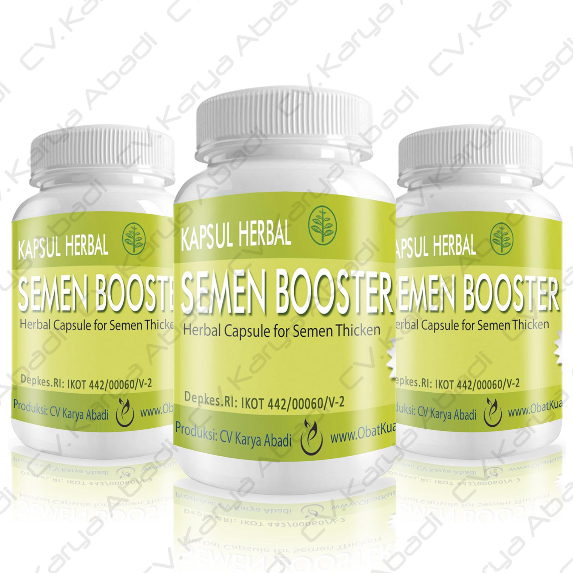 Obat Herbal Semen Booster - Kapsul Herbal membantu memperbaiki kualitas sperma