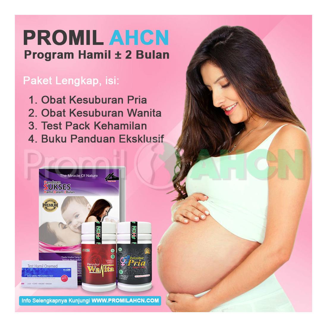 OBAT PENYUBUR KANDUNGAN WANITA & SPERMA (AIR MANI) PRIA AHCN - Obat Mandul Pria & Wanita Agar Cepat Hamil, Penyubur Rahim, Vitamin Kesuburan (Promil AHCN 100% ASLI ORIGINAL HERBAL)