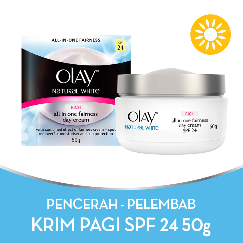 Olay Natural White Rich all in One Fairness Day Cream - 50gr