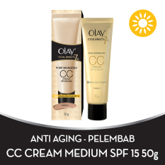 Olay Total Effects 7 in One Pore Minimizing CC Cream SPF 15 Medium - 50gr