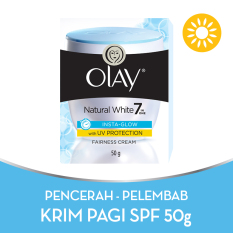Olay Whitening – Pencerah Natural White Insta-Glow Fairness UV Cream – 50g