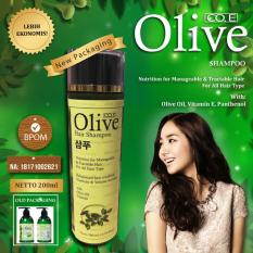 Olive Shampo - Shampoo Pemanjang Rambut Dan Memperkuat Rambut - 1 Botol 200ml