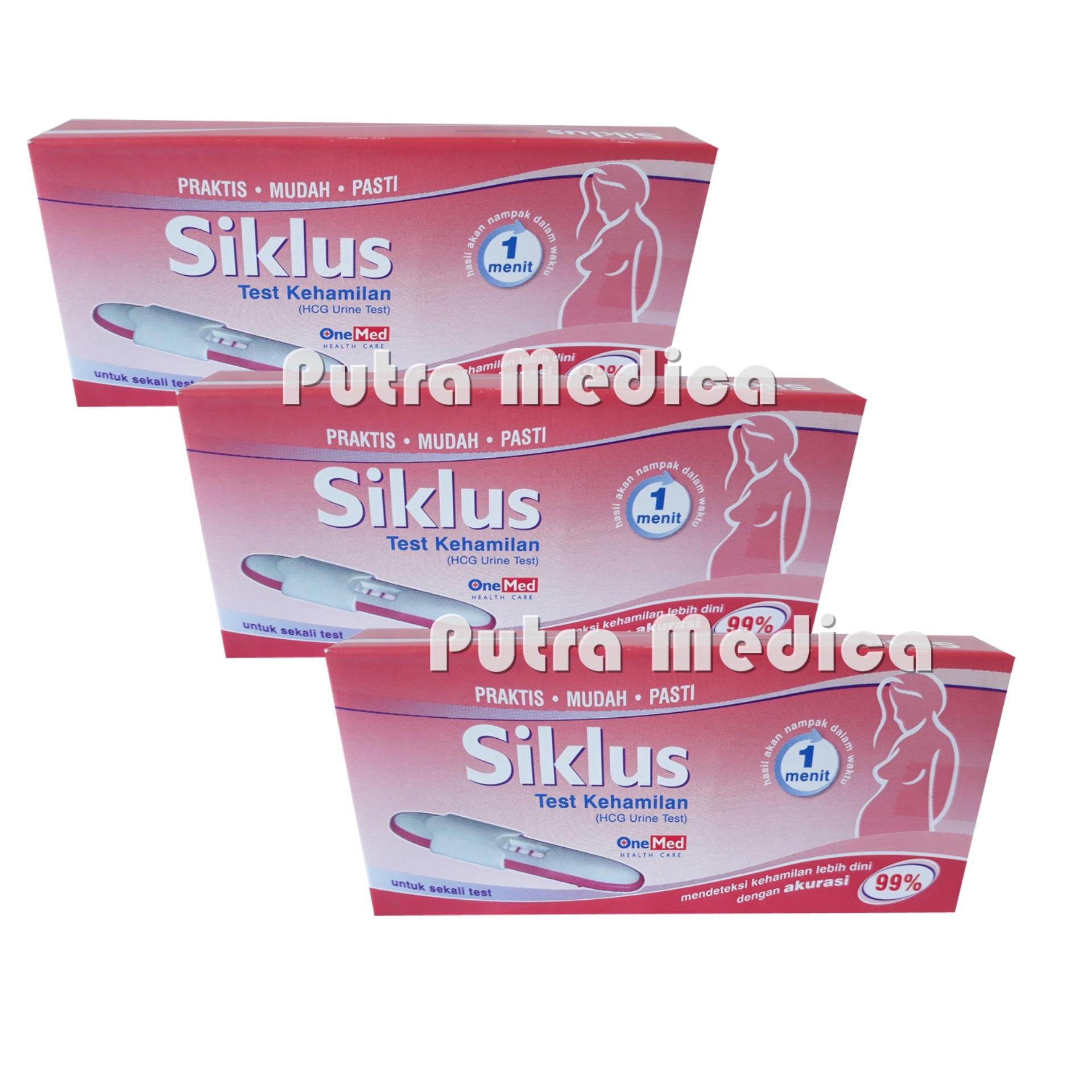 Onemed Siklus Alat Tes Kehamilan / HCG Test - isi 3box