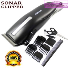 Original Alat cukur Rambut Sonar SN 103 Mesin cukur rambut hair clipper alat pangkas rambut sonar barbershop - Hitam