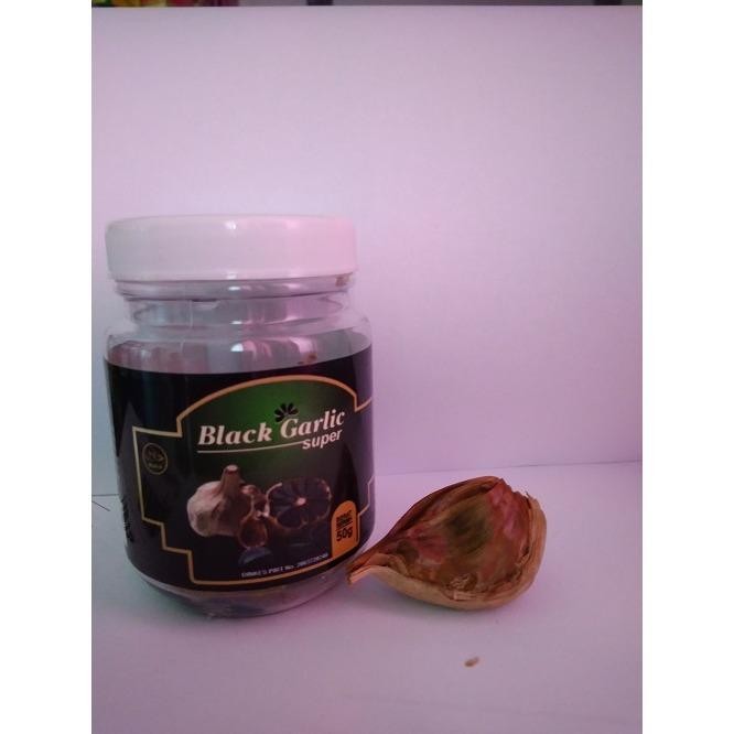 original Black Garlic super 50 gr - Fermentasi - Herbal asam urat ,kolesterol montalin dll