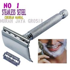 ORIGINAL BT 302 SINGLE Alat Cukur Kumis Jenggot Rambut Manual Steanles stell kwalitas no 1 Best Seller