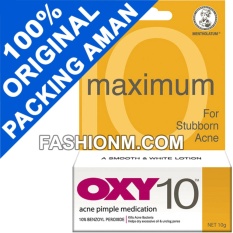 OXY 10 Acne Pimple Medication 10g For Stubborn Acne - Obat Jerawat Bandel