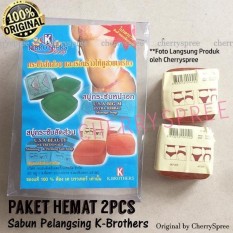 Paket 2pcs Slimming & Firming Soap K-Brothers Original Sabun Pelangsing Kbrothers Mengencangkan Melangsingkan Badan - 2pcs
