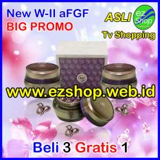 Paket BIG PROMO Beli 3 Gratis 1 W-II New aFGF Skin Softening Essence Lotion - Serum / Obat Awet Muda / Anti Aging & Perawatan Kecantikan Wajah Alami (Afterglow / After Glow Factor) - Jaminan Asli EzShop - Ez Shop Tv Home Shopping Indonesia