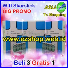Paket BIG PROMO Beli 3 Gratis 1 W-II Skarslick Skin Softening Essence - Serum / Obat Penghilang Bekas Luka Alami (Skar Slick) - Jaminan Asli EzShop - Ez Shop Tv Home Shopping Indonesia