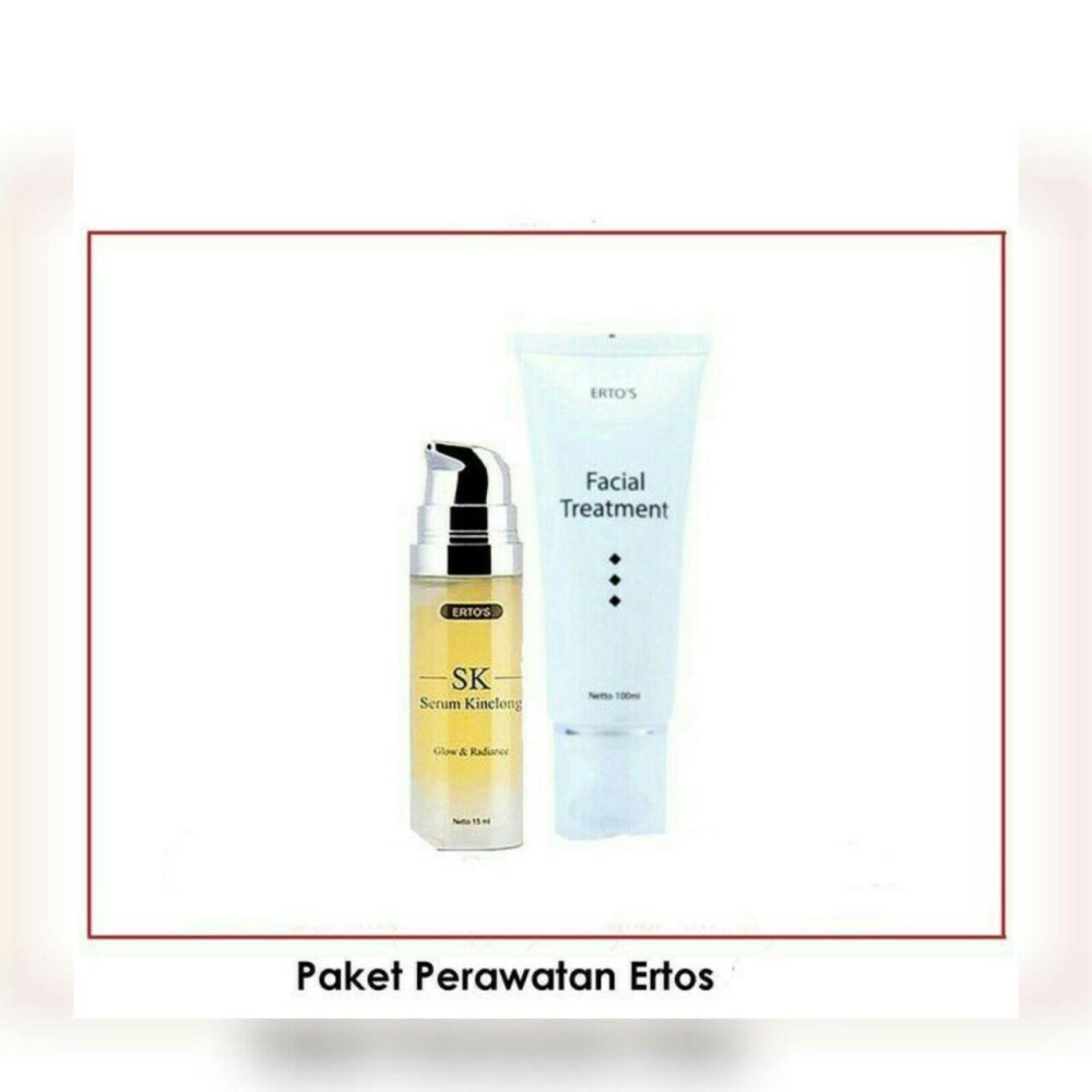 Paket kecantikan serum ertos kinclong &ertos facial treatment