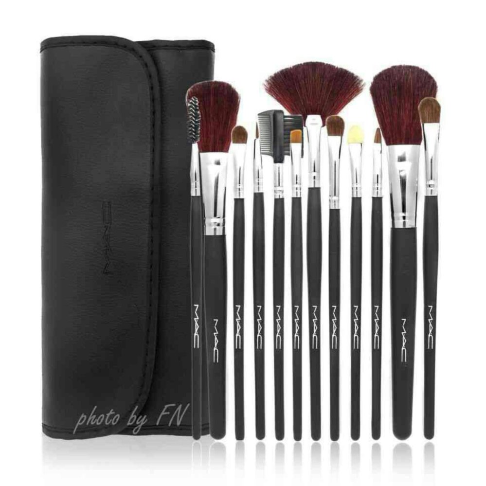 Paket Kuas Make Up 12 Pcs ~ Makeup Brush Set ~ Dompet macBrush Paket Kuas Make Up 12 Pcs ~ Makeup Brush Set ~ Dompet macBrush