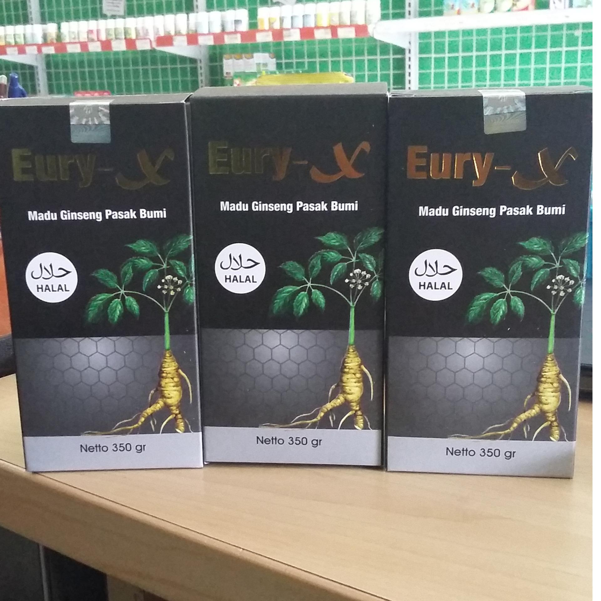 Paket Madu Eury X 3 Botol ( 1 botol Isi 350 gr)