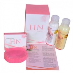PAKET MURAH - PERAWATAN BADAN HN 3 IN 1 - BODY LOTION SIANG MALAM DAN SABUN PEMUTIH