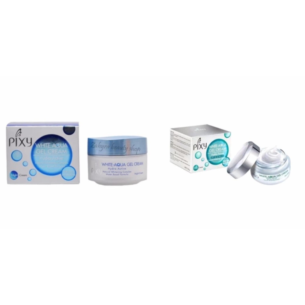 Paket Pixy White Aqua Gel Day dan Night Cream - 18 gr