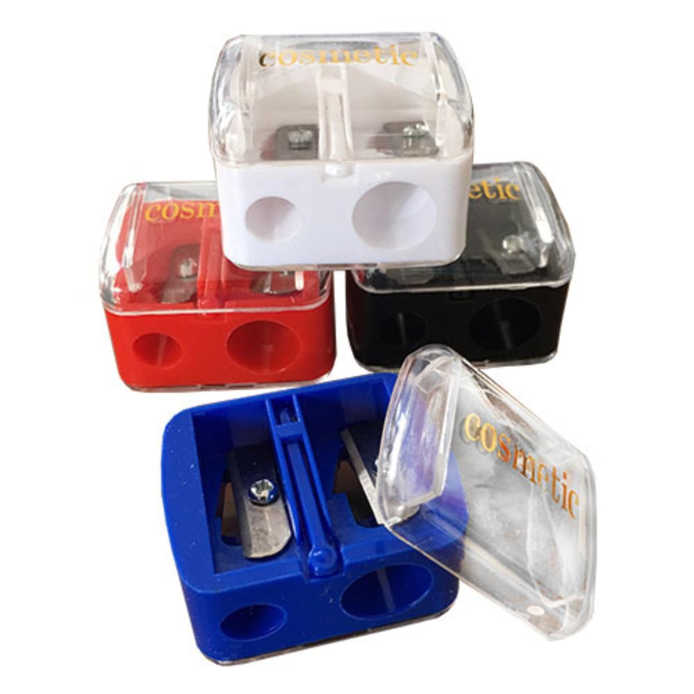 Serutan Kosmetik 2in1 Untuk Pinsil Eyebrow Eyeliner isi 5pcs