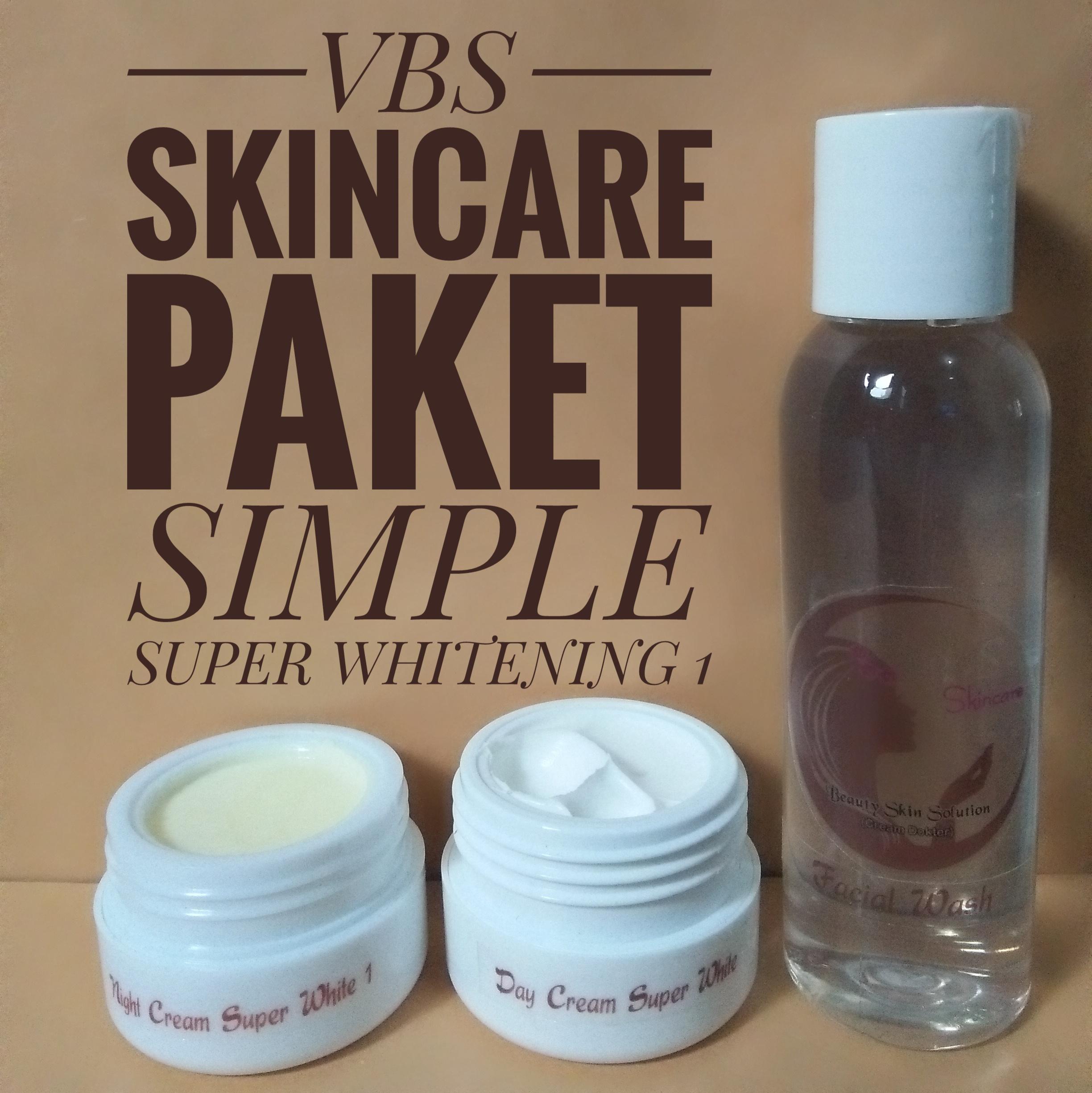 Paket simple super whitening step 1