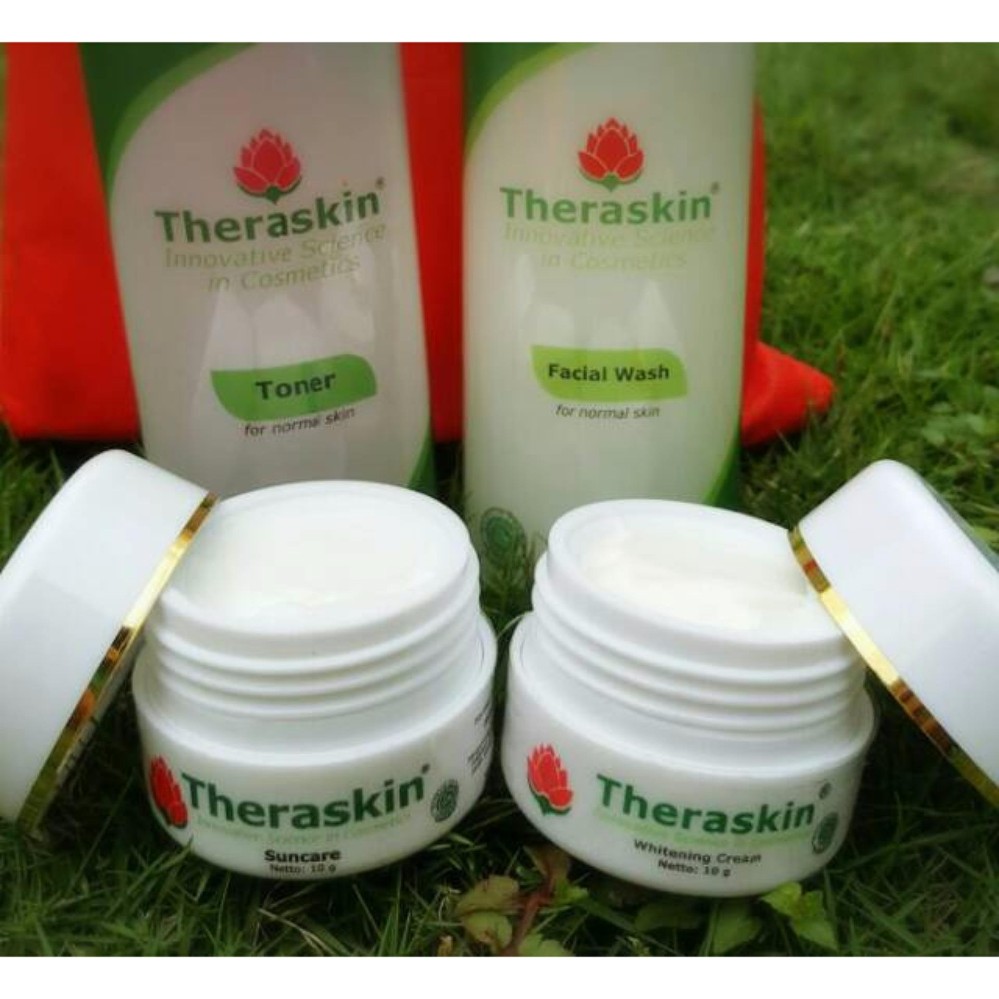 Theraskin Paket Whitening Murah original THERASKIN BPOM mencerahkan dan memutihkan wajah