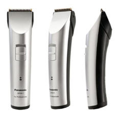 Panasonic ER-1411 Elektronik Profesional Mengisi Ulang Pemangkas Rambut Clipper Cordless Dual Voltage 1 Jam Charge 80 Min 100-240 V (Silver)